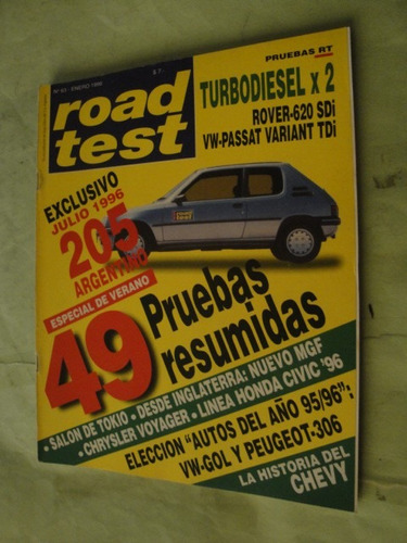 Road Test 63 Peugeot 205 Vw Passat Rover 620 Chevy
