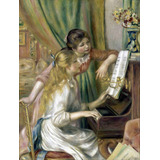 Lienzo Tela Pierre Auguste Renoir Muchachas En Piano 70x50