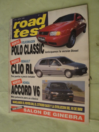 Road Test 66 Renault Clio Rl Polo Sd Mini Cooper Saxo Accord