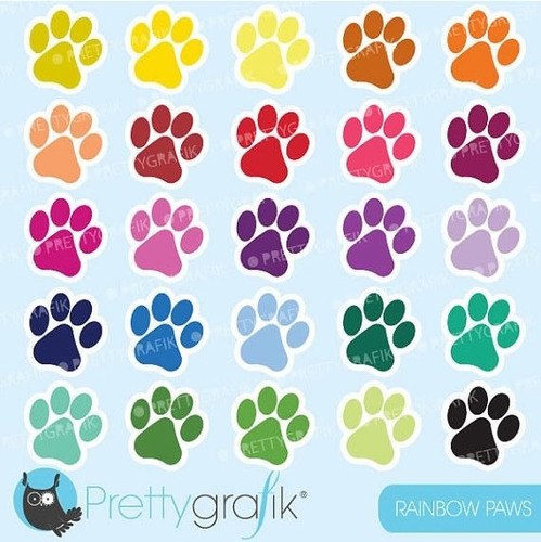 Kit Imprimible Huellas Perros Imagenes Clipart