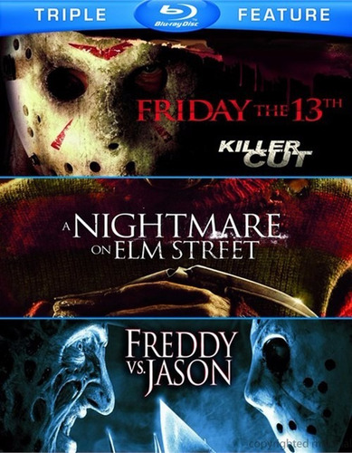 Blu-ray Pesadilla 2010 + Freddy Vs Jason + Martes 13 (2009)
