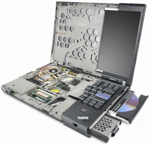 Placa Madre Notebook Ibm Lenovo Thinkpad T61 En Desarme