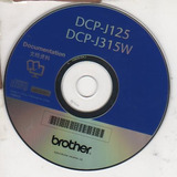 Cd De Instalação Para Impressora Brother Dcp J125 - Dcp J315