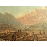 Pintura Oleo Condor Andes Montañas Campo Criollo Estancia