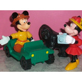 Set Disney Mickey Minnie Muñeco Juguete Coleccion Figura