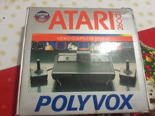 Atari 2600 Com Caixa Excelente Saida Av