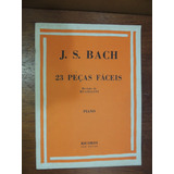 Partitura Piano Bach 23 Peças Fáceis Revisão De Mugellini