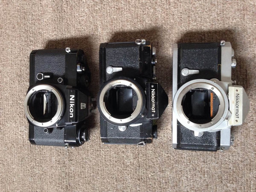 Lote De 3 Cuerpos De Nikon Sin Objetivos Usados