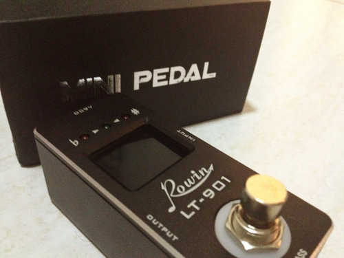 Pedal Tuner Afinador Cromático Rowin | Para Guitarra Baixo