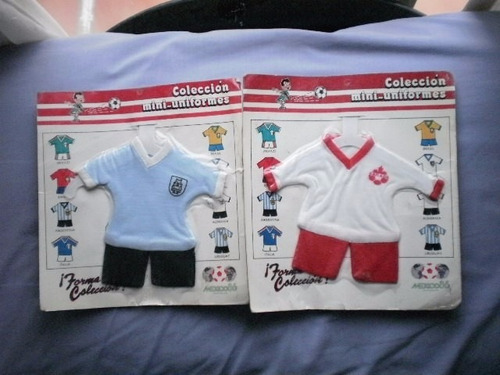 Mini Uniformes Originales Del Mundial De Futbol Mexico 86 
