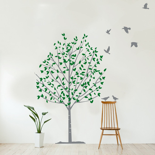 Vinilo Pared Arbol 2 Decoración Wall Stickers