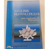 Libro Analisis Matematico 2 P/ Est De Matematica (venturini)