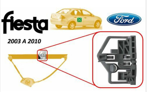 Base Para Elevador Ford Fiesta Trasero Derecho 2003 Al 10