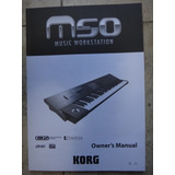 Korg M50 - Manual Nuevo + Cd Nuevo (inglés)  Quilmes