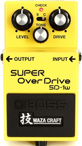 Pedal Boss Sd-1w Sd1w Super Overdrive Waza Craft Nuevo Gtia