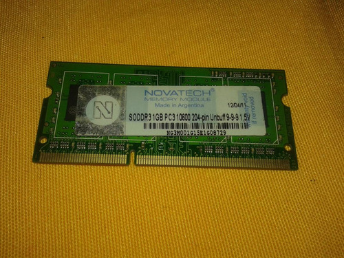 Memoria Novatech 1gb Ddr3 10600 - Victoria