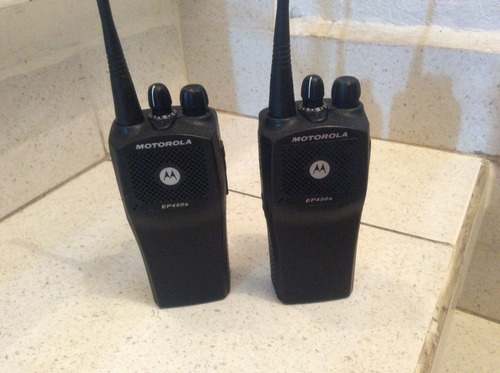 Radio Motorola Ep450 Portatil En Uhf / Vhf De Uso Completo