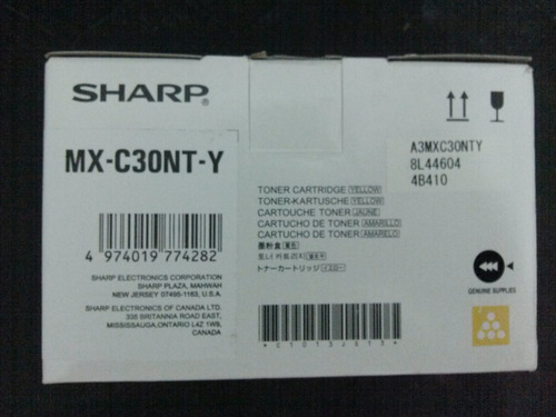 Toner Sharp Mx-c300w Color