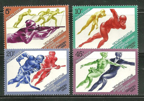 Rusia 1984 :  Juegos Olimpicos Invierno ; Deportes , Urss