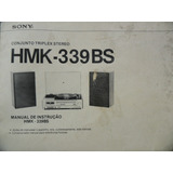 Aparelho 3x1 Sony Hmk 339bs Manual Digitalizado