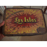 Antigua Lata Dulce Membrillo Año 1942 Las Islas 30x21x4,8cm