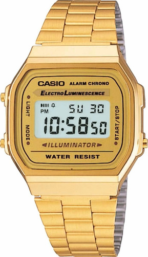 Reloj Casio Retro A-168wg-9w Originales Lcal Belgranop