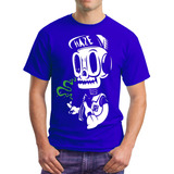 Camisetas Estampadas 100% Algodón Diseño: Calavera Haze