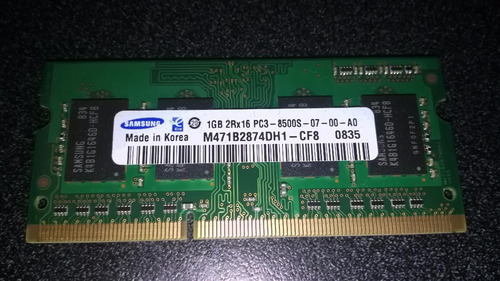 Memorias Ddr3 1gb 1066 Original Macbookpro M471b2874dh1 2sim
