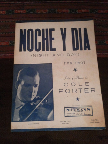 Antigua Partitura Noche Y Dia Cole Porter