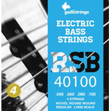 Encordado Cuerdas Bajo 040-100 Gallistrings Made In Italia