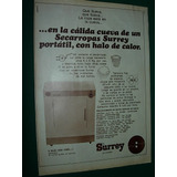 Publicidad Antigua Secarropas Surrey Portatil Halo De Calor