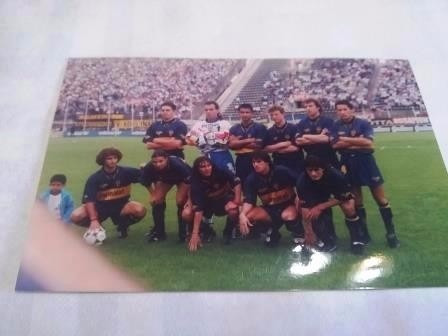 Foto Boca Juniors 10x15cm Equipo Camiseta Olan Parmalat