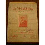 Partitura La Violetera Tango Jimenez Aieta Piano Y Canto