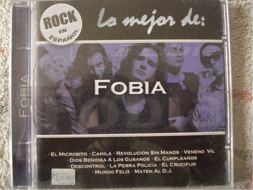 Fobia / Cd Musica Album Lo Mejor De Fobia