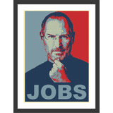 Quadro Decorativo Steve Jobs Informatica  Salas Lm 0002