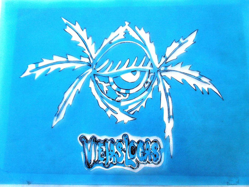 Plantilla Stencil Viejas Locas 24cm X 20cm Tambien A Pedido