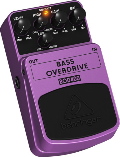 Pedal Bass Overdrive Behringer Bod400 Bajo O Teclado 