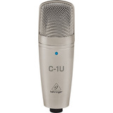 Microfono Condensador Usb Behringer C-1u +