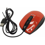 Mouse Alambrico Diseño Ergonomico Genius Dx-150x Rojo