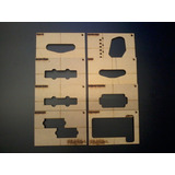 Plantillas Cavidades Microfonos Guitarra Luthier- Mdf 6mm