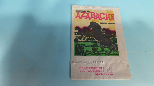 Figuritas-antiguo Sobre Vacio De Figuritas Azabache