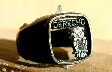 Anillo De Derecho Unam  En Plata Ley .925 Op4