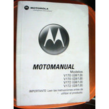 Manual De Motorola V172, Usado En Perfecto Estado! Libro