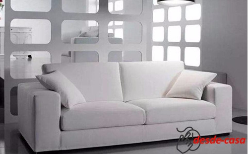 Sillon Sofa Moscu Cubo 1,80mt 2 Dos Cuerpos Pana Premium