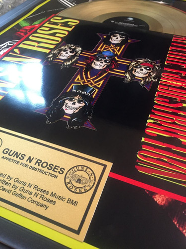 Cuadro Decorativo Guns N' Roses Appetite Stone Temple Lp