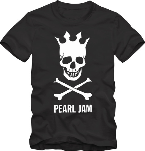 Pearl Jam Camiseta Tradicional T-shirt Algodão 30.1 Silk