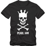 Pearl Jam Camiseta Tradicional T-shirt Algodão 30.1 Silk