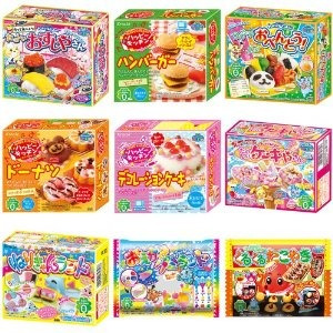 Kracie Popin Cookin 9 Artículo Bundle Con Sushi Hamburguesa