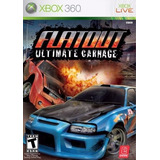 Flatout Ultimate Carnage Usado Para Xbox 360 Blakhelmet C