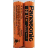 2 Paquete De Panasonic Nimh Batería Recargable Aaa Para Telé